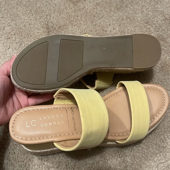 LAUREN CONRAD Espadrille Wedge Shoes size 6.5 - Picture 11 of 13